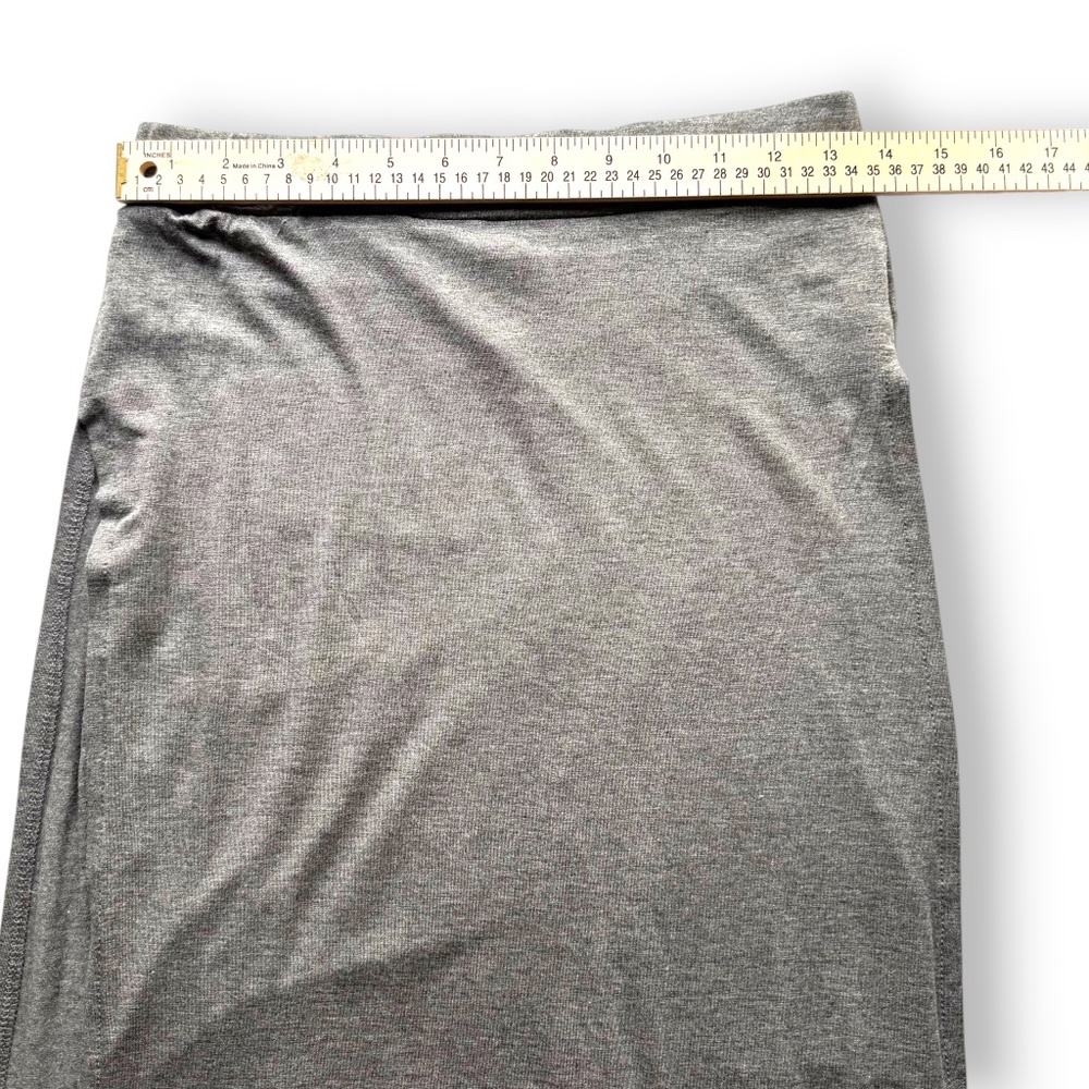 MONO B gray mini skirt maxi panel overlay Size S - Picture 10 of 11